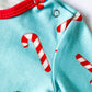 Baby Boy Candy Cain Print Christmas Pajamas