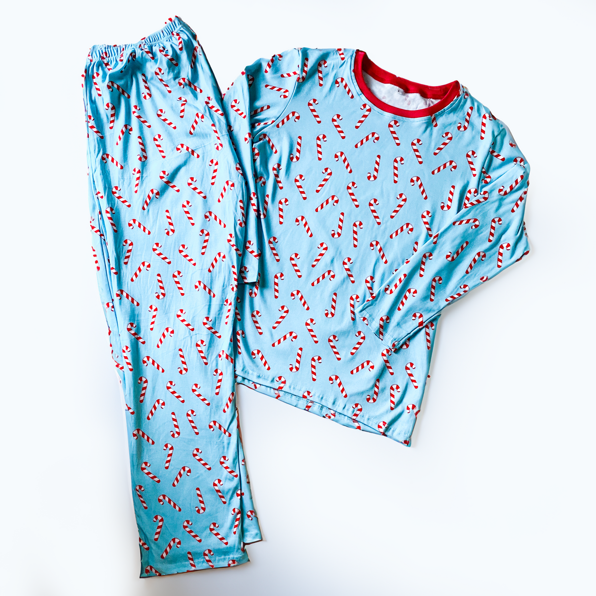 Men’s Candy Cane Pajama Set