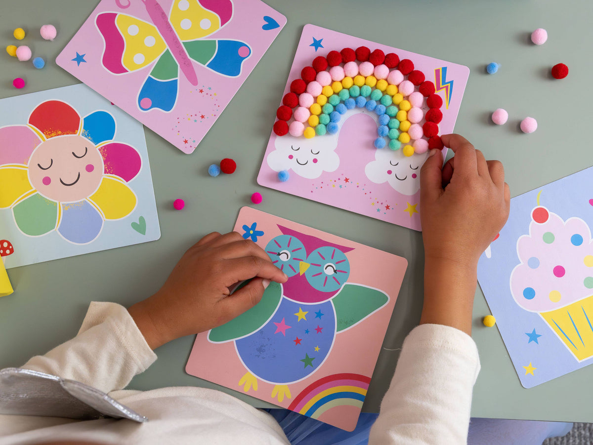 Rainbow Fairy Pom Pom Art Kit - Savannah Creations