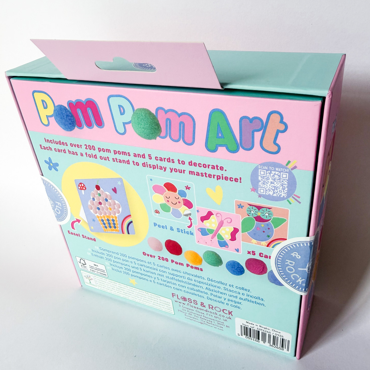 Rainbow Fairy Pom Pom Art Kit - Savannah Creations