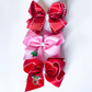 Reindeer Embroidered Hairbow - Savannah Creations