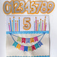 Reusable Birthday Placemat with Interchangeable Felt Numbers - Savannah Creations