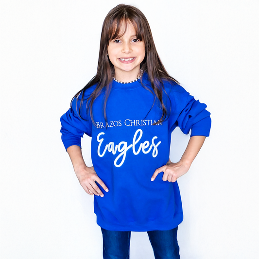 School Spirit Matching Sweatshirt for All Ages - Savannah Creations