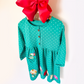 Girls Caterpillar Embroidered Dress