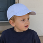 Seersucker Ball Cap - Blue - Savannah Creations