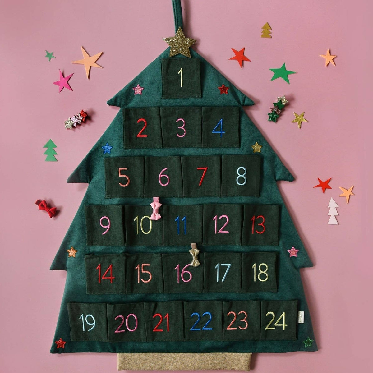Starry Christmas Tree Advent Calendar - Savannah Creations