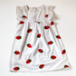 Strawberry Crochet Detail Summer Dress for Girls - Savannah Creations