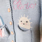Embroidered Sunshine Rainbow Cardigan: Baby Girl, Toddler Photoshoot
