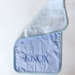 Sweet Little Checks | Boys’ Personalized Pima Cotton Bib & Burp Cloth - Savannah Creations