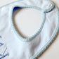 Sweet Little Checks | Boys’ Personalized Pima Cotton Bib & Burp Cloth - Savannah Creations