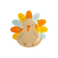Turkey-Shaped Harvest Paper Plates - Savannah Creations