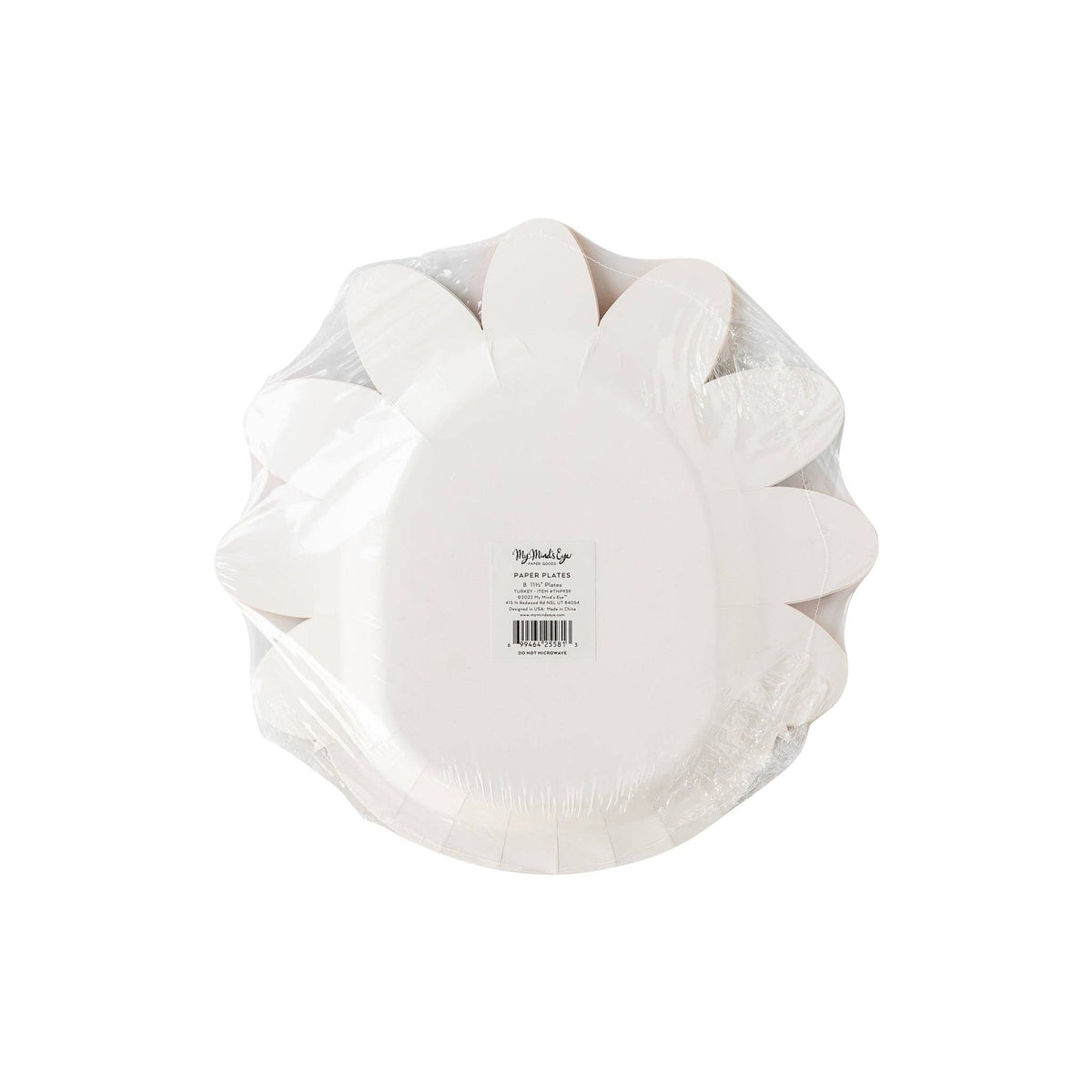 Turkey-Shaped Harvest Paper Plates - Savannah Creations