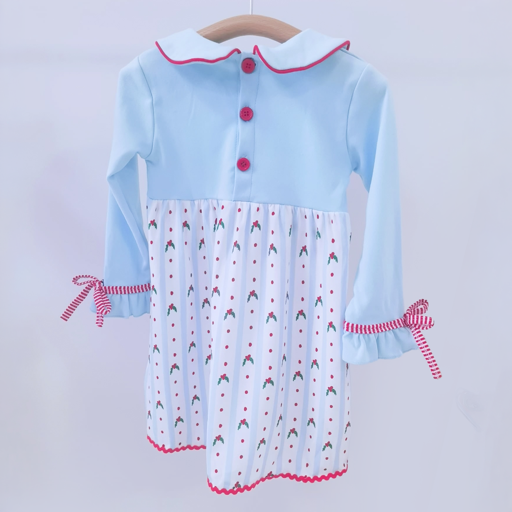 Holly-Days Dress flat lay front view