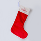 Velvet Pom Pom Tassel Christmas Stockings - Savannah Creations