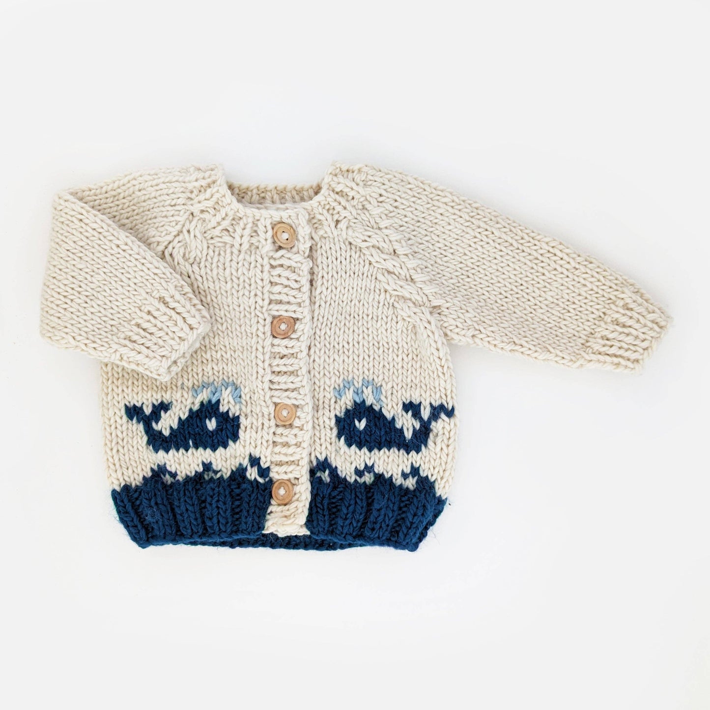 Whale Cardigan Sweater for Baby & Toddler - Savannah Creations