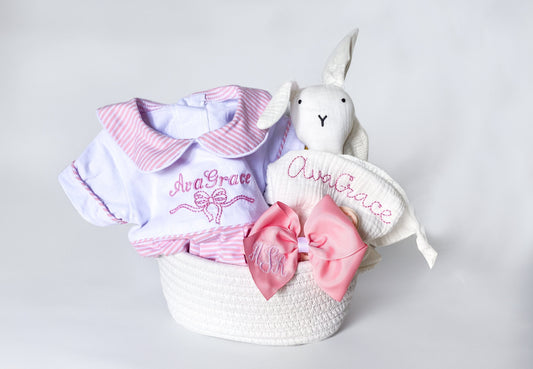 Monogrammed Baby Gift Set