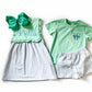 Sibling Matching Monogrammed Outfits