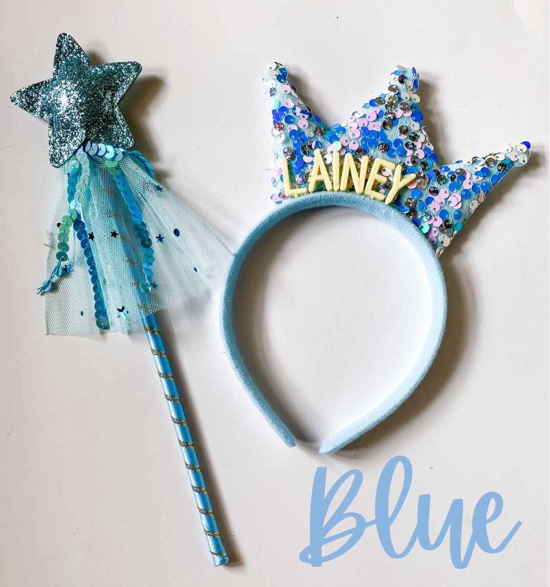 Tiara Headband and Fairy Wand Set