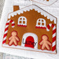 Personalized Christmas Gingerbread House Placemat: Embroidered Kids Table Decor