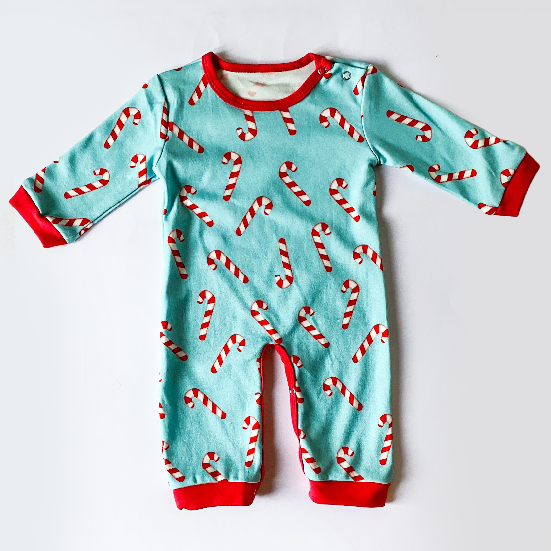 Baby Boy Candy Cane Pajamas
