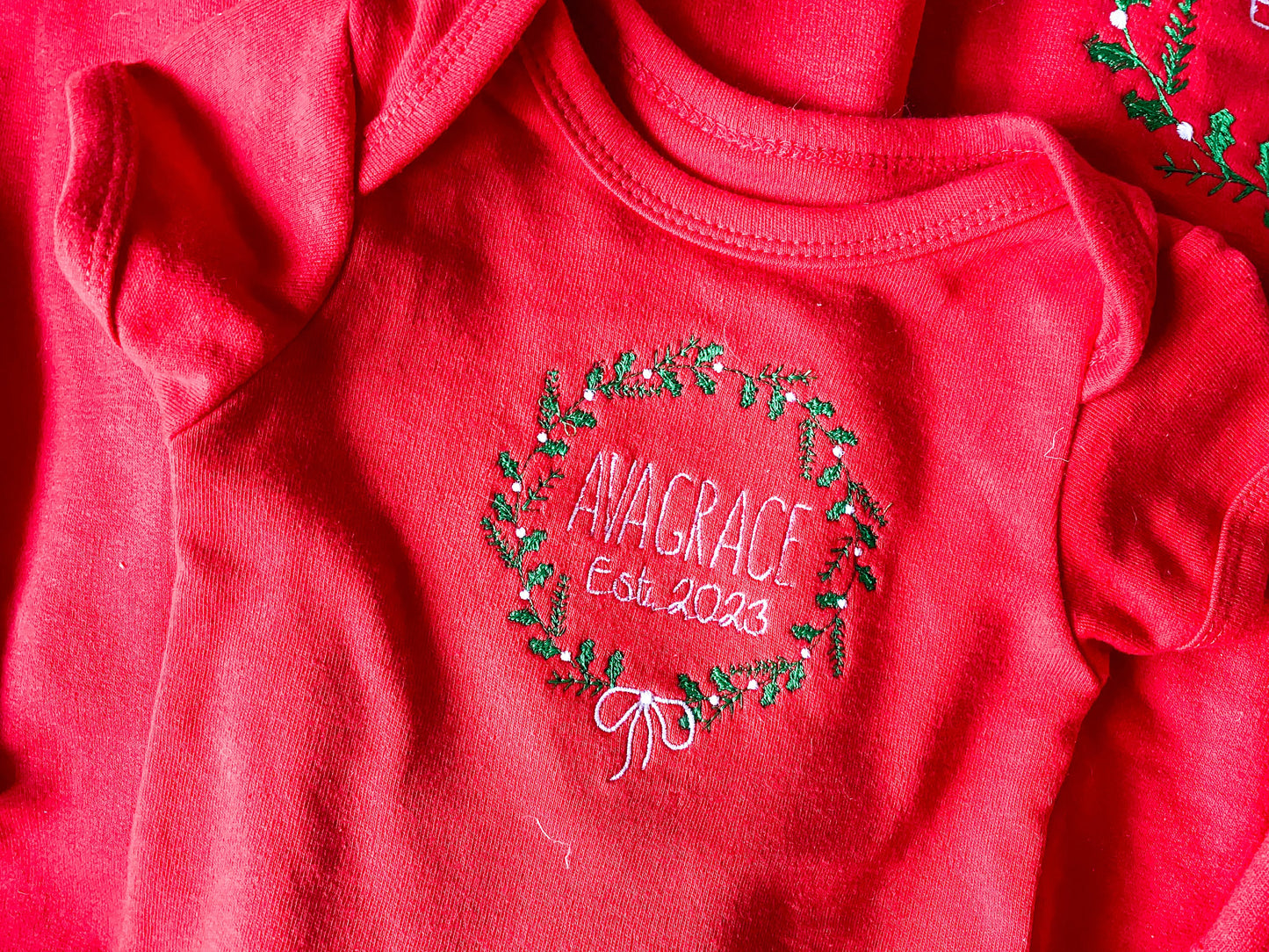 Custom Family Matching Embroidered Christmas Outfit - Savannah Creations