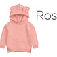 Custom Kids Monogram Animal Ear Hoodie - Soft & Personalized - Savannah Creations