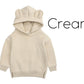 Custom Kids Monogram Animal Ear Hoodie - Soft & Personalized - Savannah Creations