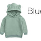 Custom Kids Monogram Animal Ear Hoodie - Soft & Personalized - Savannah Creations