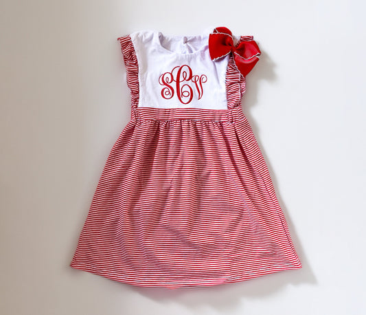 Girl's Classic Embroidered Dress - Savannah Creations