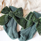 Holiday Heirloom: Personalized Ruffle Romper & Bow Socks Set - Savannah Creations