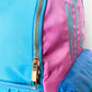 Monogrammed Color Patch Backpack - Personalized School Style - Savannah Creations