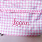 Girl's Monogrammed Gingham Backpack and Lunch - Savannah Creations
