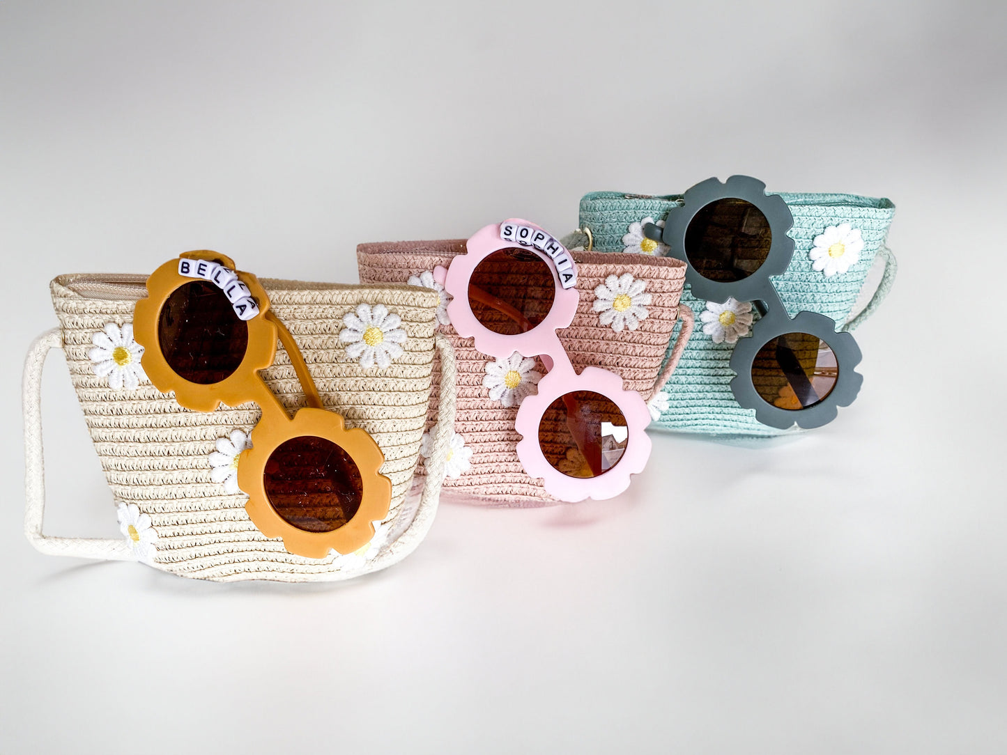 Personalized Daisy Sunglasses & Toddler Purse Gift Set - Savannah Creations