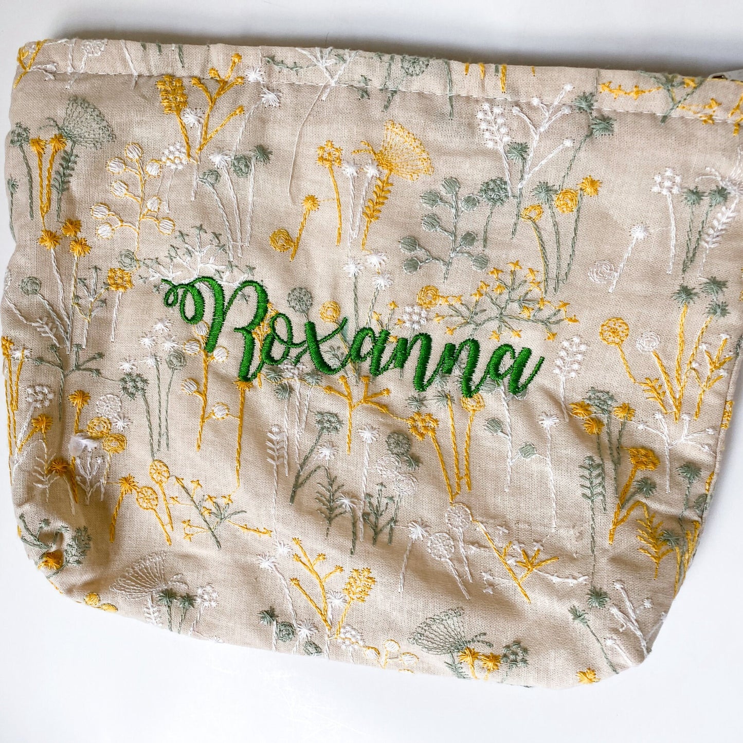 Personalized Embroidered Zipper Pouch - Perfect Gift for Her - Savannah Creations