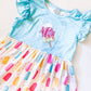 Personalized Girls Monogram Summer Popsicle Dress - Savannah Creations