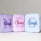 Personalized Seersucker Monogrammed Bible Cover with Zipper Handle - Savannah Creations