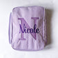 Personalized Seersucker Monogrammed Bible Cover with Zipper Handle - Savannah Creations
