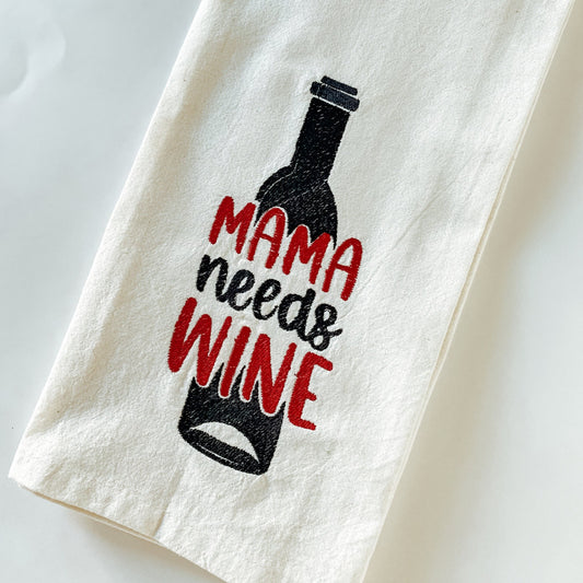 Funny Wine Tea Towel