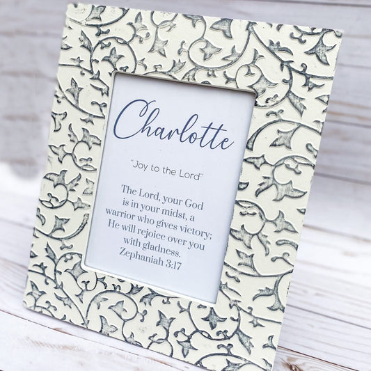 Bible Name Meaning Print and Frame