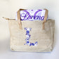 Monogrammed Bag & Beach Towel