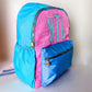 Color Patch Backpack With Matching Lunch Box