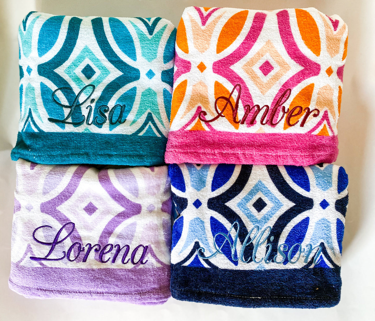 Monogrammed Beach towel