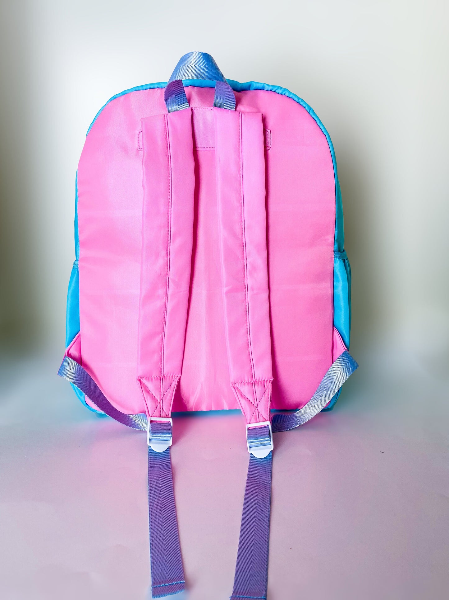 Color Patch Backpack With Matching Lunch Box