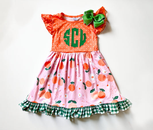 Girls Fruit Orange Dress