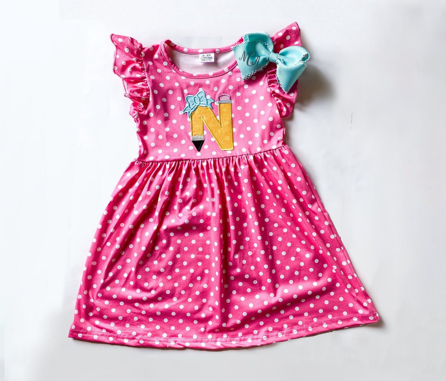 Girl's Pencil Initial Dress