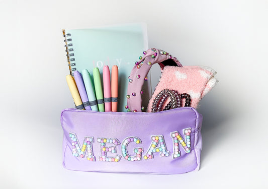 Girl's Customized Zipper Pouch