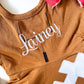 Girl's Monogrammed Football Dress