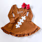 Girl's Monogrammed Football Dress