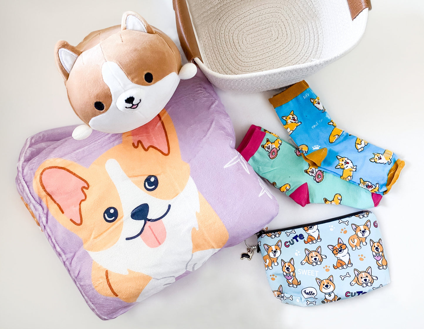Corgi Lover Gift Basket