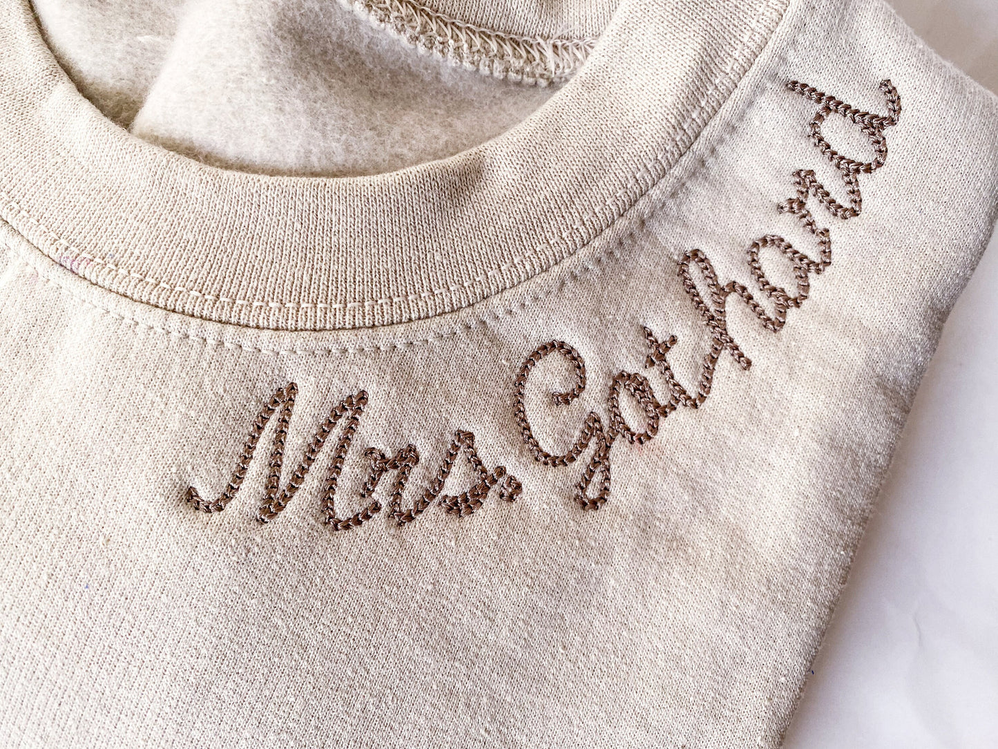 Teacher Embroidered Custom Sweatshirt